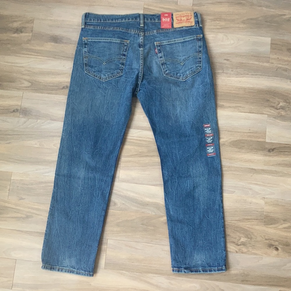 Relist 5/10❌ NWT Levi’s 502 regular taper with 2 way stretch jean size 34 x 30 - Picture 16 of 17